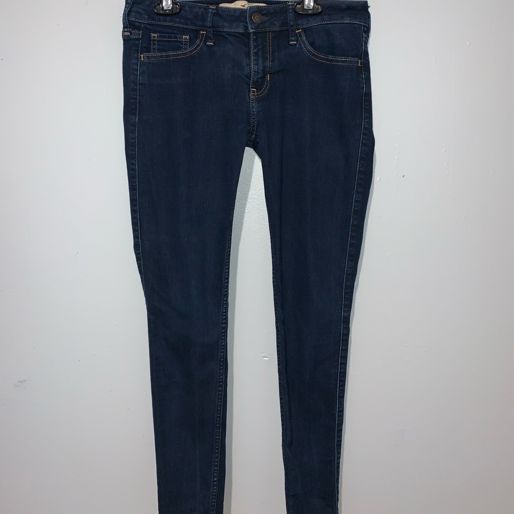 Dark Blue Hollister Super Skinny Jeans (Women)